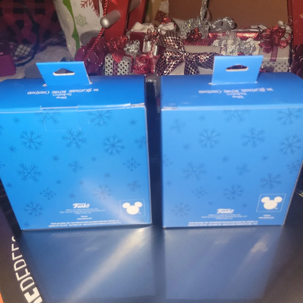 Funko Pop! Jack Skellington, Zero and Sally Ornaments